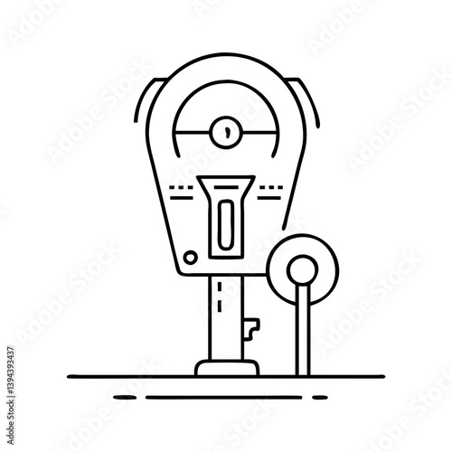 parking meter icon, parking meter vector illustration-simple illustration of parking meter, perfect for parking meter logos and icons