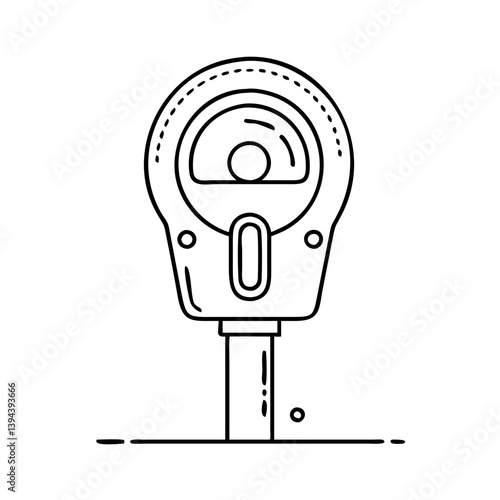 parking meter icon, parking meter vector illustration-simple illustration of parking meter, perfect for parking meter logos and icons