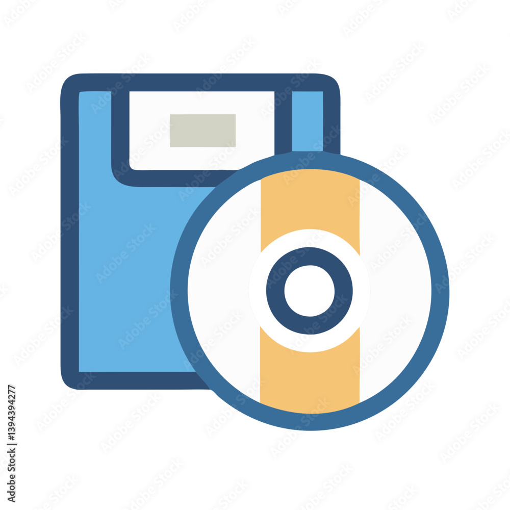 Creative Virtual Disk Icon Representation Creative Virtual Disk Icon Representation