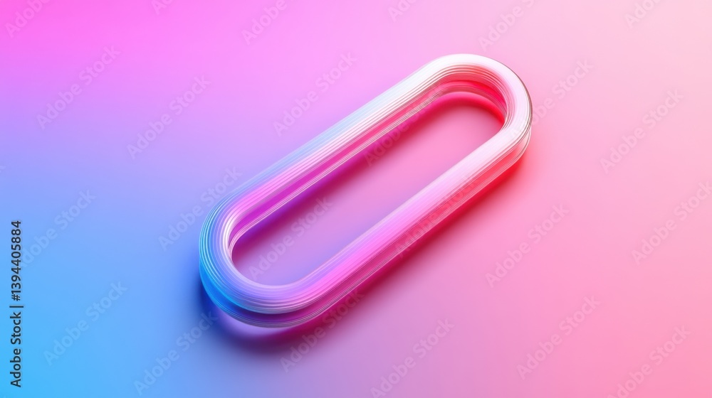 A vibrant, abstract graphic featuring a stylized, elongated shape with gradient colors of pink and blue against a soft background. A vibrant, abstract graphic featuring a stylized, elongated shape with gradient colors of pink and blue against a soft background.