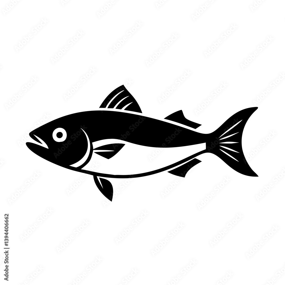 bluefish icon, bluefish line art - simple line art of bluefish, perfect for bluefish logos and icons bluefish icon, bluefish line art - simple line art of bluefish, perfect for bluefish logos and icons