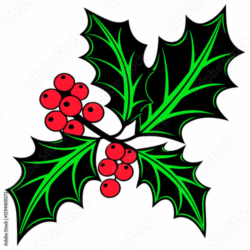 holly berries and holly