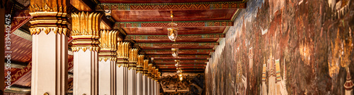 Obraz na płótnie Bangkok Royal Palace, Thailand w salonie