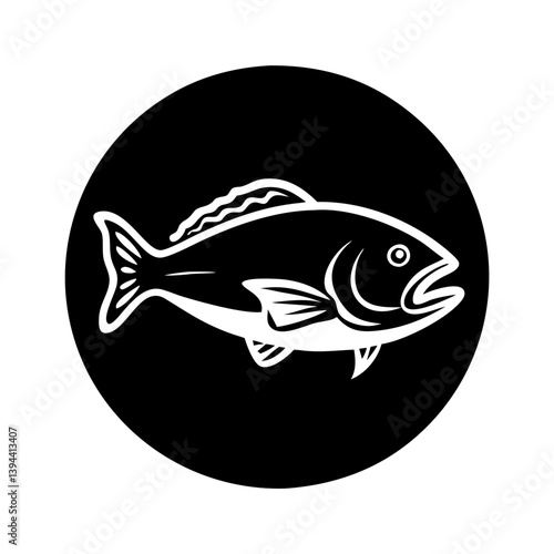 hake icon, hake line art - simple line art of hake, perfect for hake logos and icons