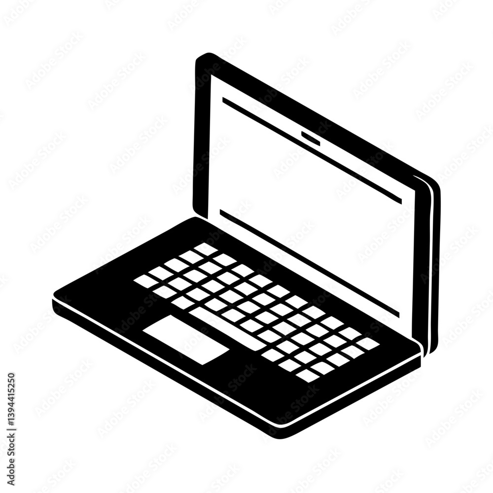 laptop icon, laptop line art - simple line art of laptop, perfect for laptop logos and icons laptop icon, laptop line art - simple line art of laptop, perfect for laptop logos and icons
