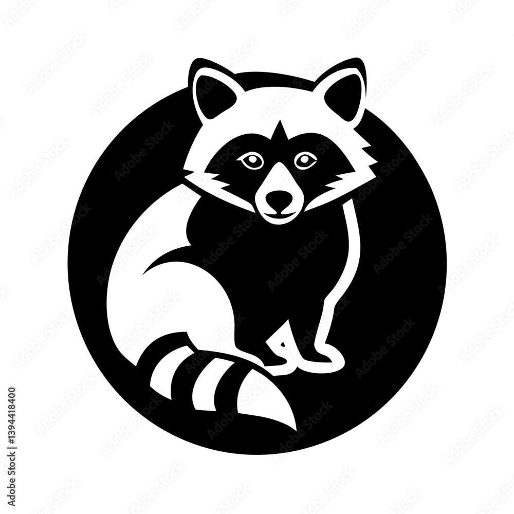 raccoon icon, raccoon line art - simple line art of raccoon, perfect for raccoon logos and icons raccoon icon, raccoon line art - simple line art of raccoon, perfect for raccoon logos and icons