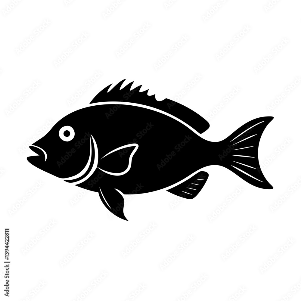 snapper icon, snapper line art - simple line art of snapper, perfect for snapper logos and icons snapper icon, snapper line art - simple line art of snapper, perfect for snapper logos and icons