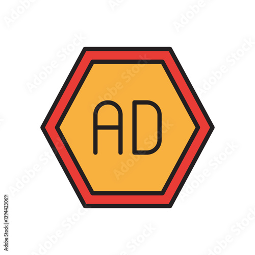 AD Blocker Sticker