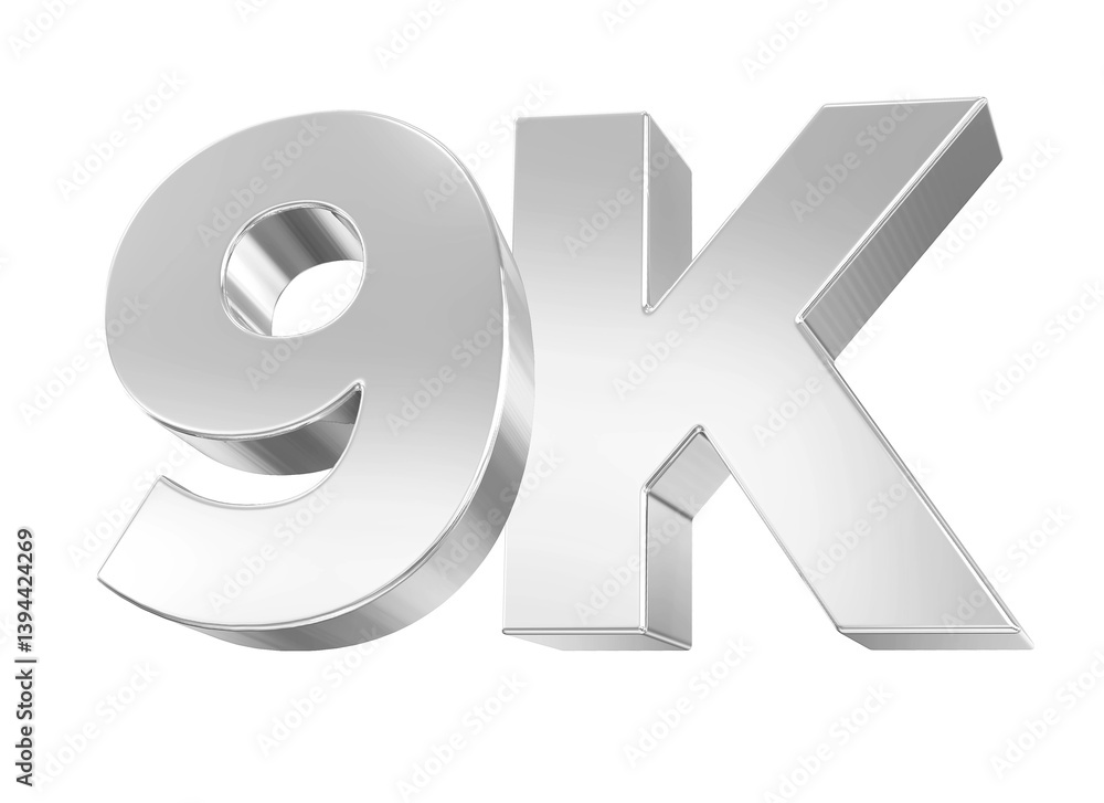 9K Follow Silver 9K Follow Silver
