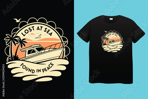 A Boat Neck 3D Render T shirt on a White Background, featuring a modern and stylish design with a sleek boat neck neckline and intricate 3D detailing that adds depth and dimension to the garment.