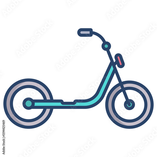 Linear color Bicycle icon