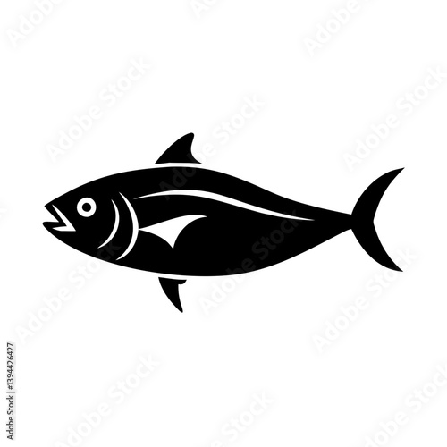 albacore tuna icon, albacore tuna line art - simple line art of albacore tuna, perfect for albacore tuna logos and icons