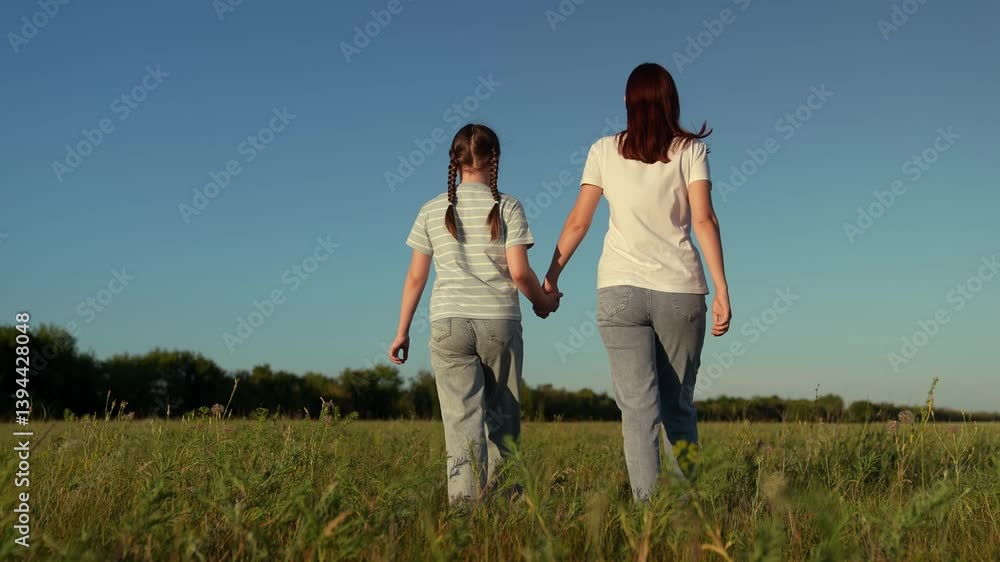 child girl daughter holding mother hand walking field nature, Mother daughter walking field, Family bonding nature, Holding hands countryside, Mother child enjoying sunny day, Morning stroll grass child girl daughter holding mother hand walking field nature, Mother daughter walking field, Family bonding nature, Holding hands countryside, Mother child enjoying sunny day, Morning stroll grass