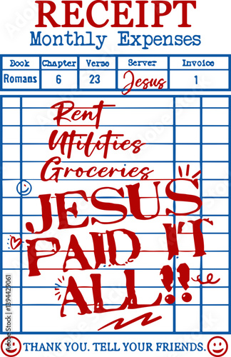 Jesus Paid It All Clear the Ledger