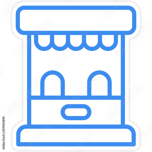 Ticket Office Icon Style