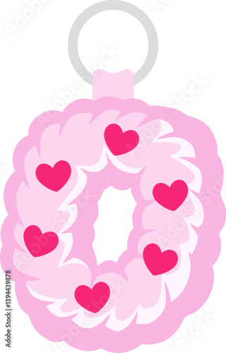 Key Chain Love Letter Vector Element Alphabet O