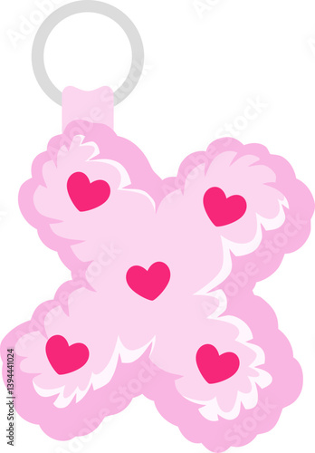 Key Chain Love Letter Vector Element Alphabet X