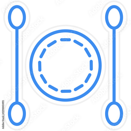 Cotton Pads Icon Style