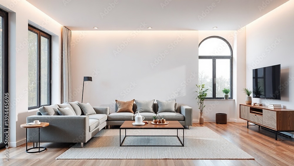 Fototapeta premium Modern Home Decor: Stylish Accent Piece for Contemporary Living Spaces
