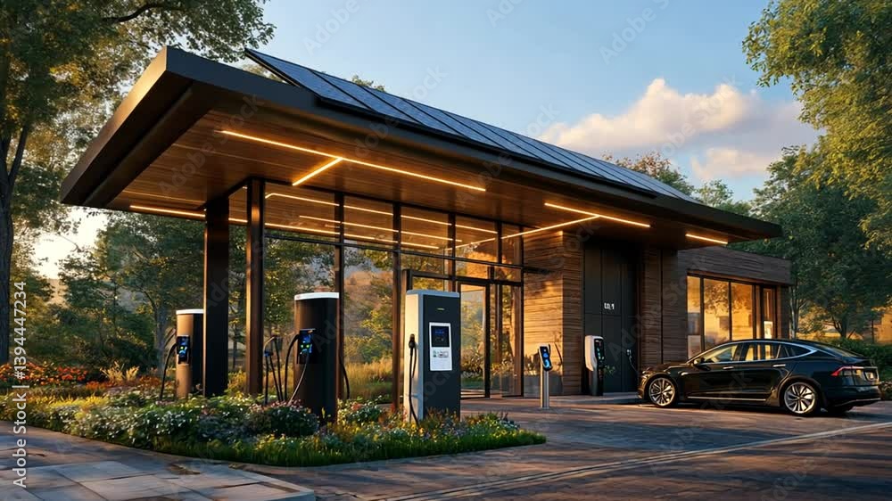 Sustainable Electric Vehicle Charging Station Design Sustainable Electric Vehicle Charging Station Design
