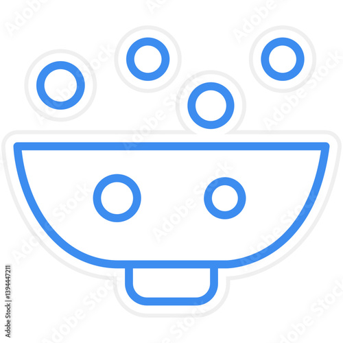 Evaporating Dish Icon Style