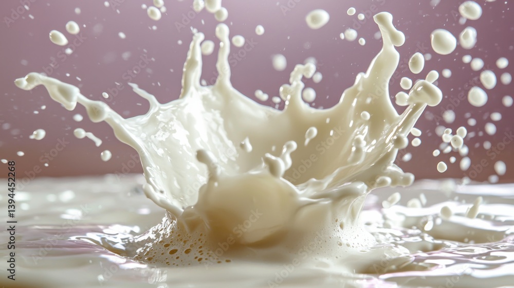 Dramatic milk splash captures liquid dynamics in high resolution photography Dramatic milk splash captures liquid dynamics in high resolution photography