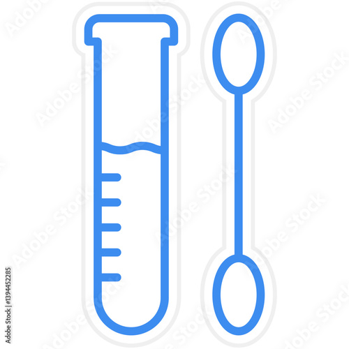 Swab Test Icon Style