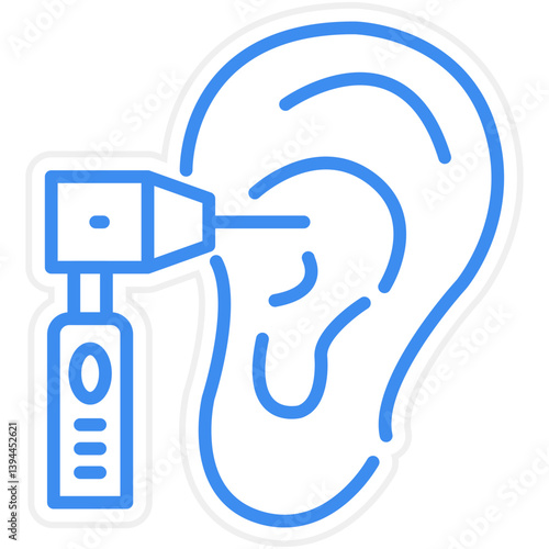 Otoscopy Icon Style