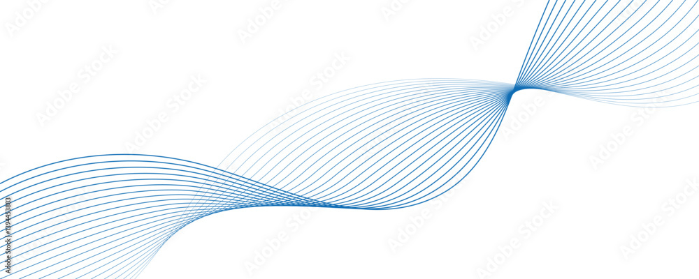 Fototapeta premium abstract blue wave background