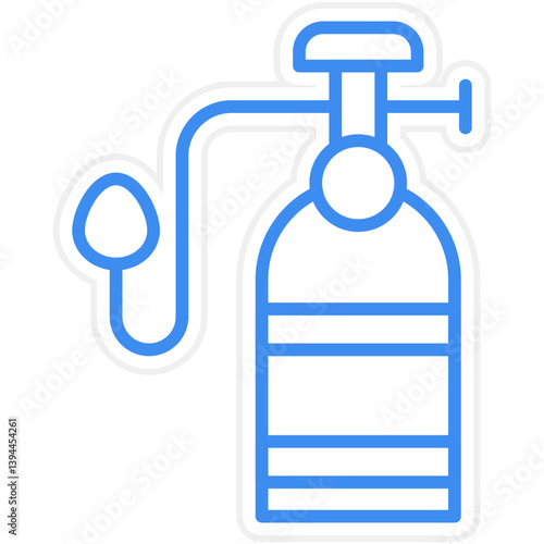 Oxygen Tank Icon Style
