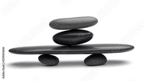 A Zen-inspired icon of a balanced stone stack.
