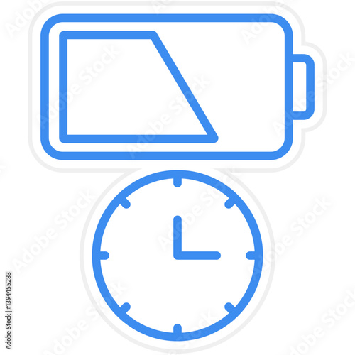 Battery Duration Icon Style
