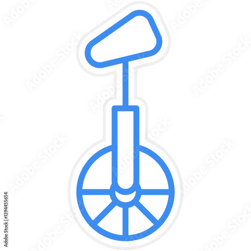Monocycle Icon Style