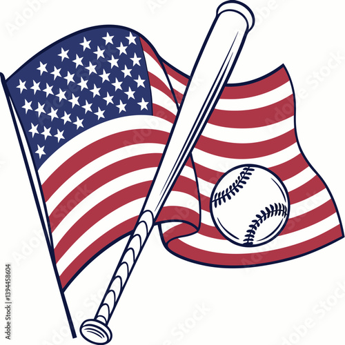 baseball bat and ball