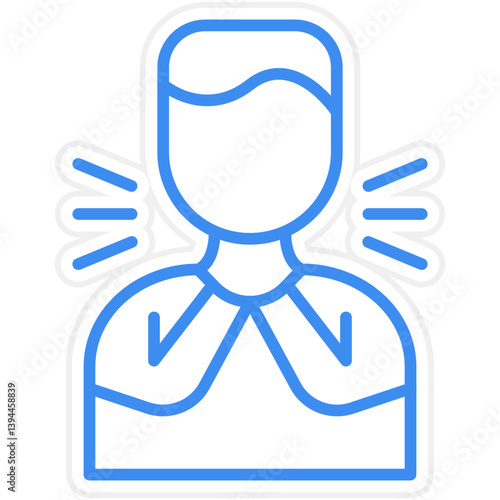 Choking Feeling Icon Style