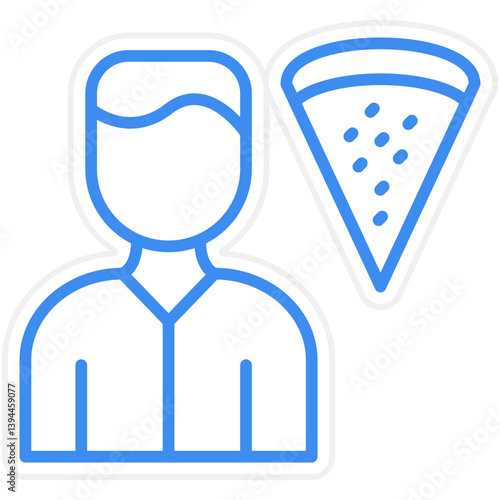 Binge Eating Icon Style