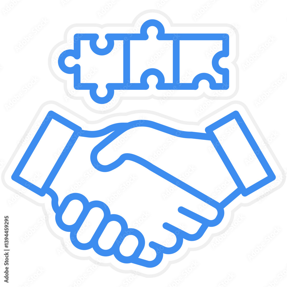 Cooperation Icon Style Cooperation Icon Style