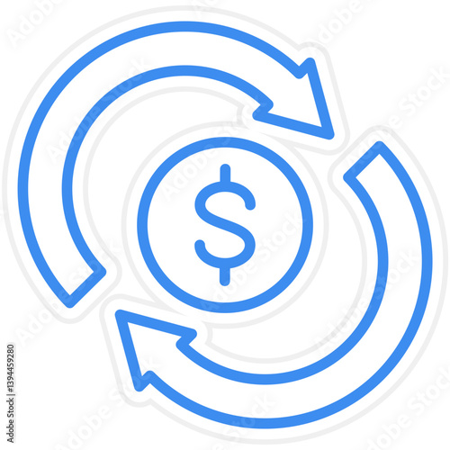 Cash Flow Icon Style