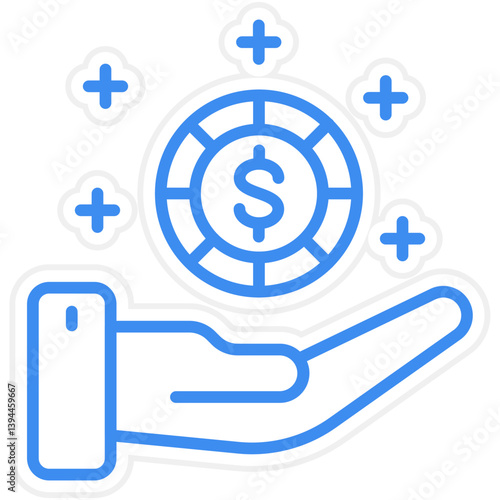 Making Money Icon Style