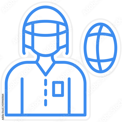 Quarterback Icon Style