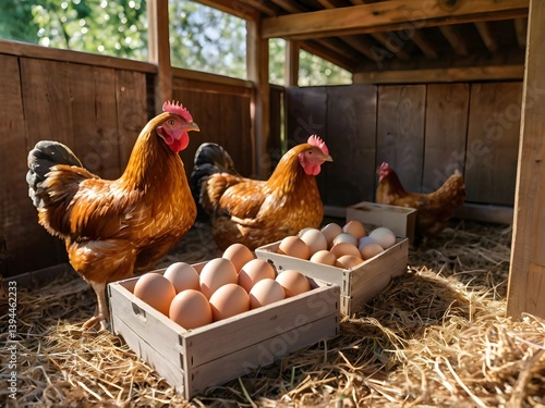 chicken and eggs