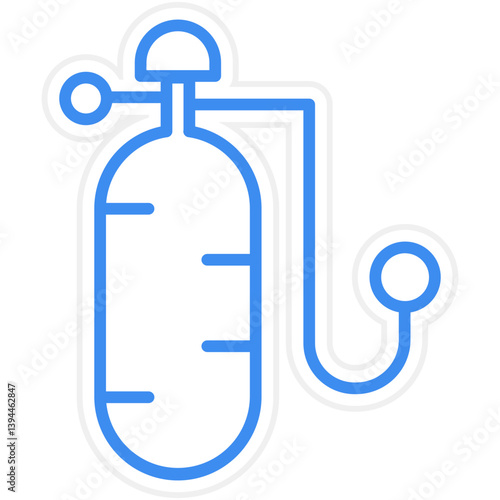 Oxygen Tank Icon Style