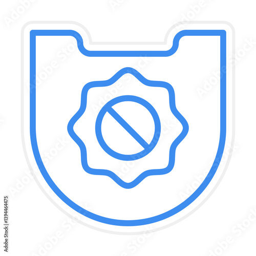 Ultra Violet Fabric Icon Style