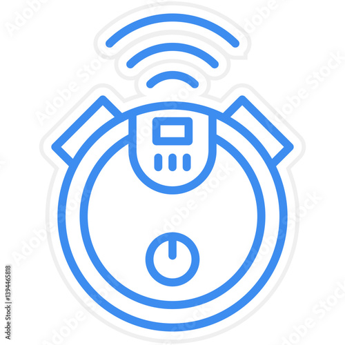 Robot Vaccum Icon Style