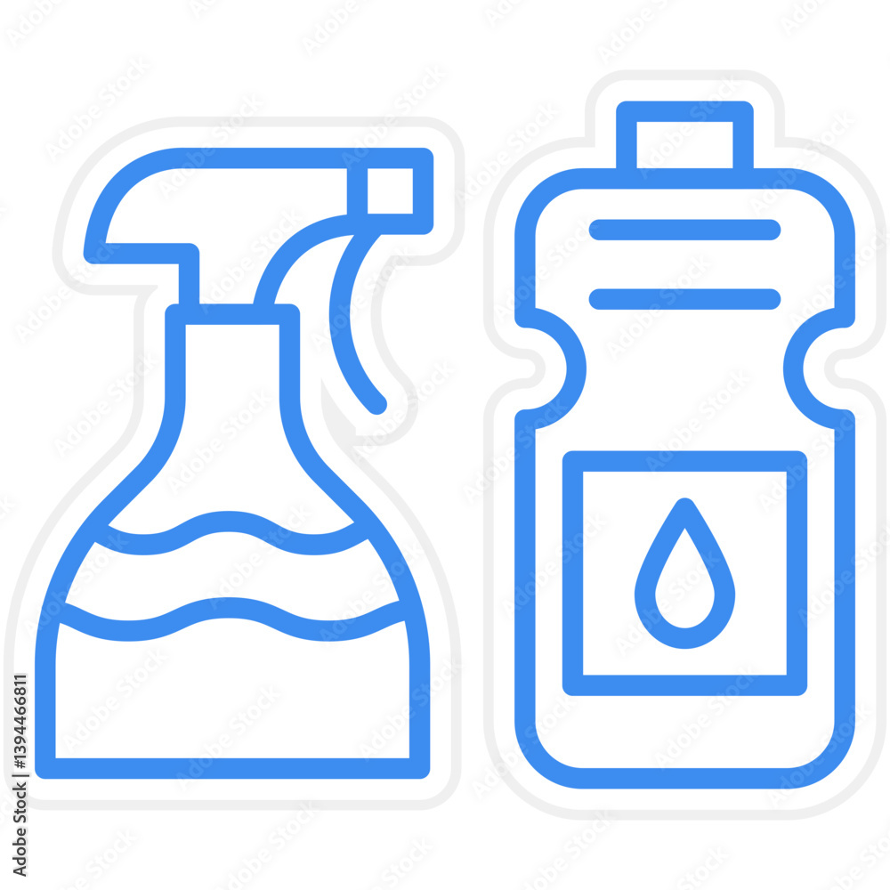 Cleaning Product Icon Style Cleaning Product Icon Style