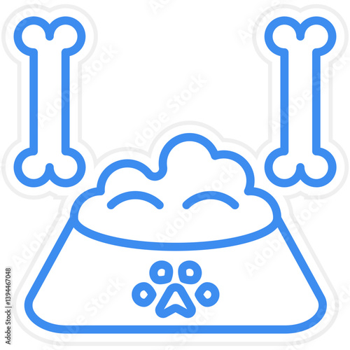 Pet Food Icon Style