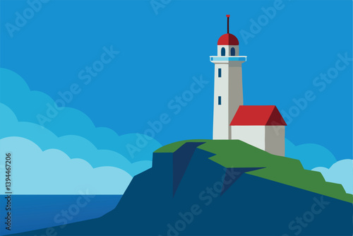 lighthouse on the island of madeira