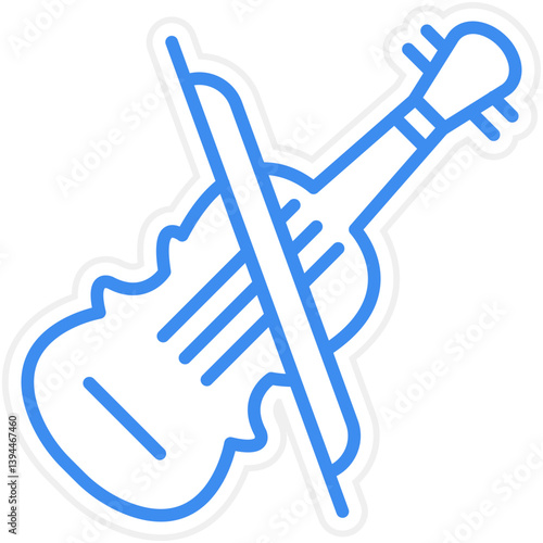 Violin Icon Style