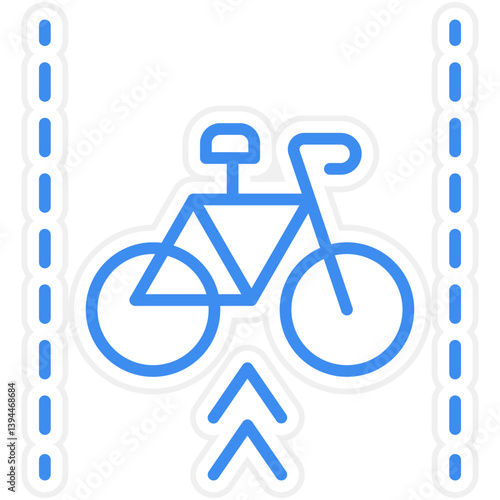 Bike Lane Icon Style
