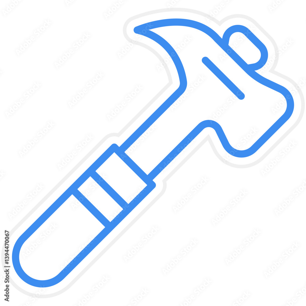 Hammer Icon Style Hammer Icon Style
